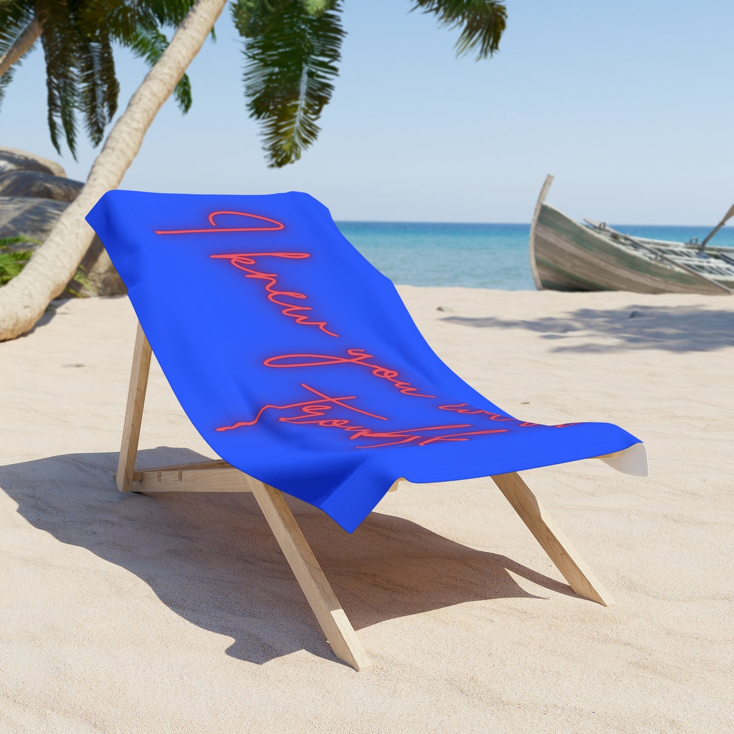 Trouble Beach Towel