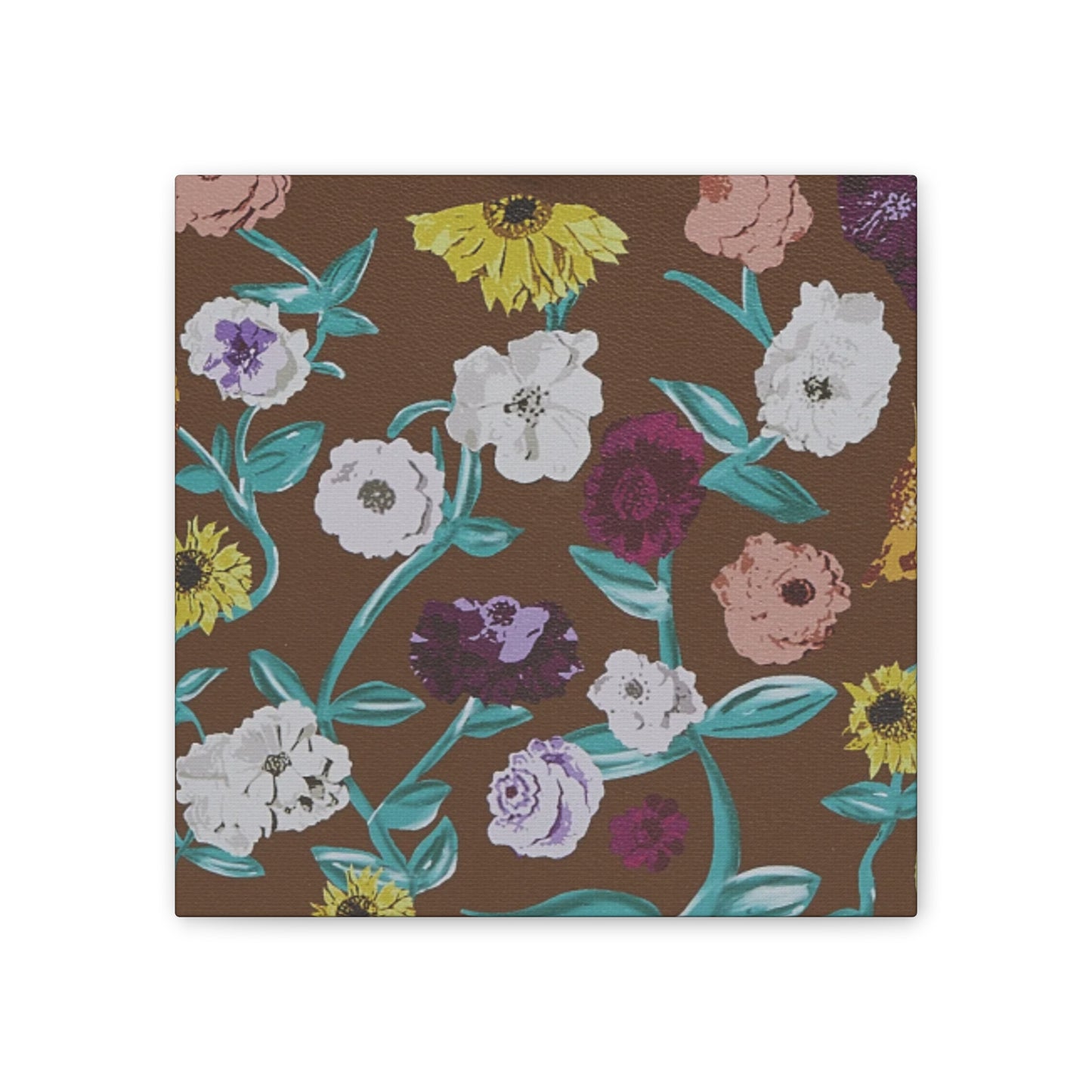 Surprise Song Piano Flowers - Vinyl Case Inspired - Canvas Wall Art