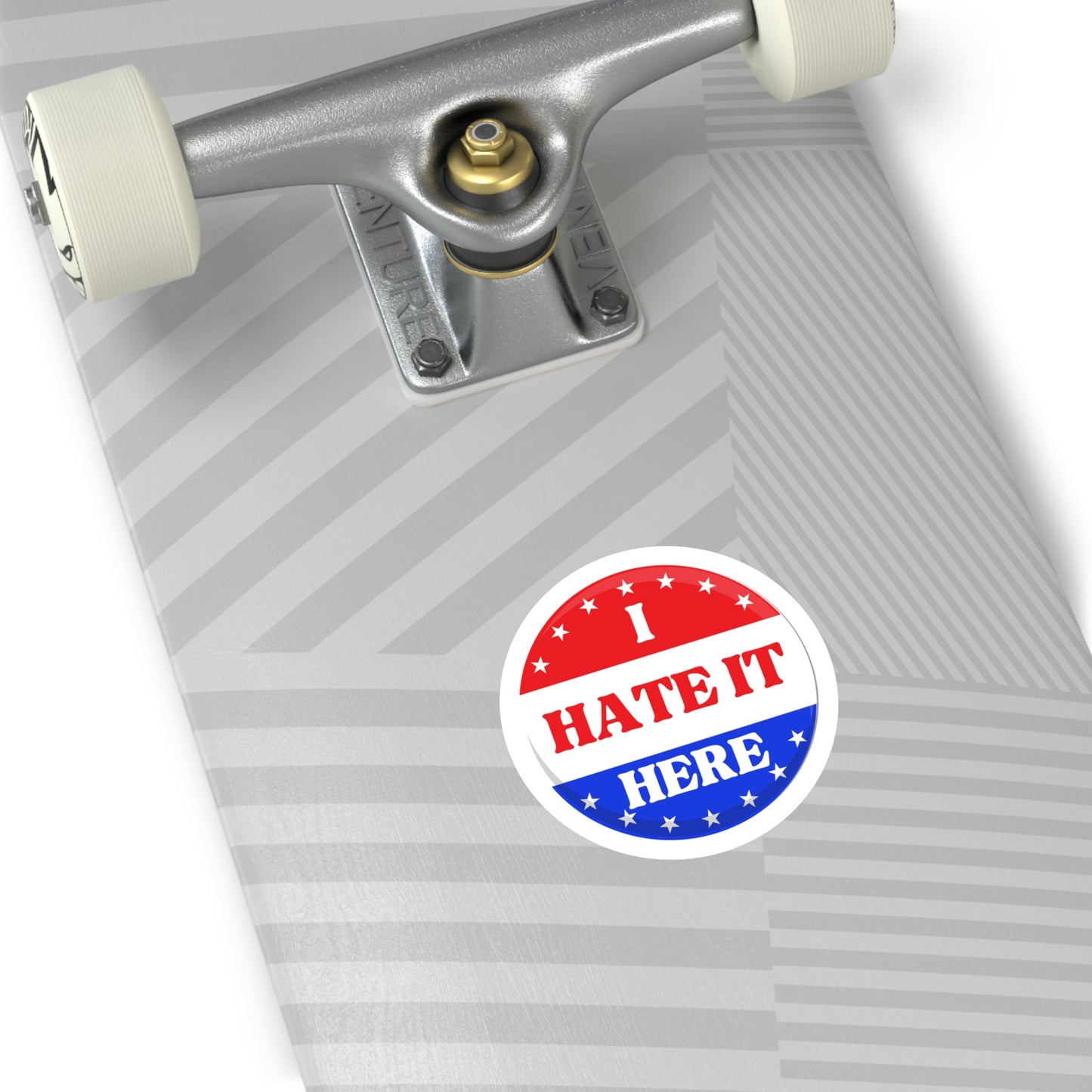 Political Sticker - 'I Hate It Here' - Blue Party