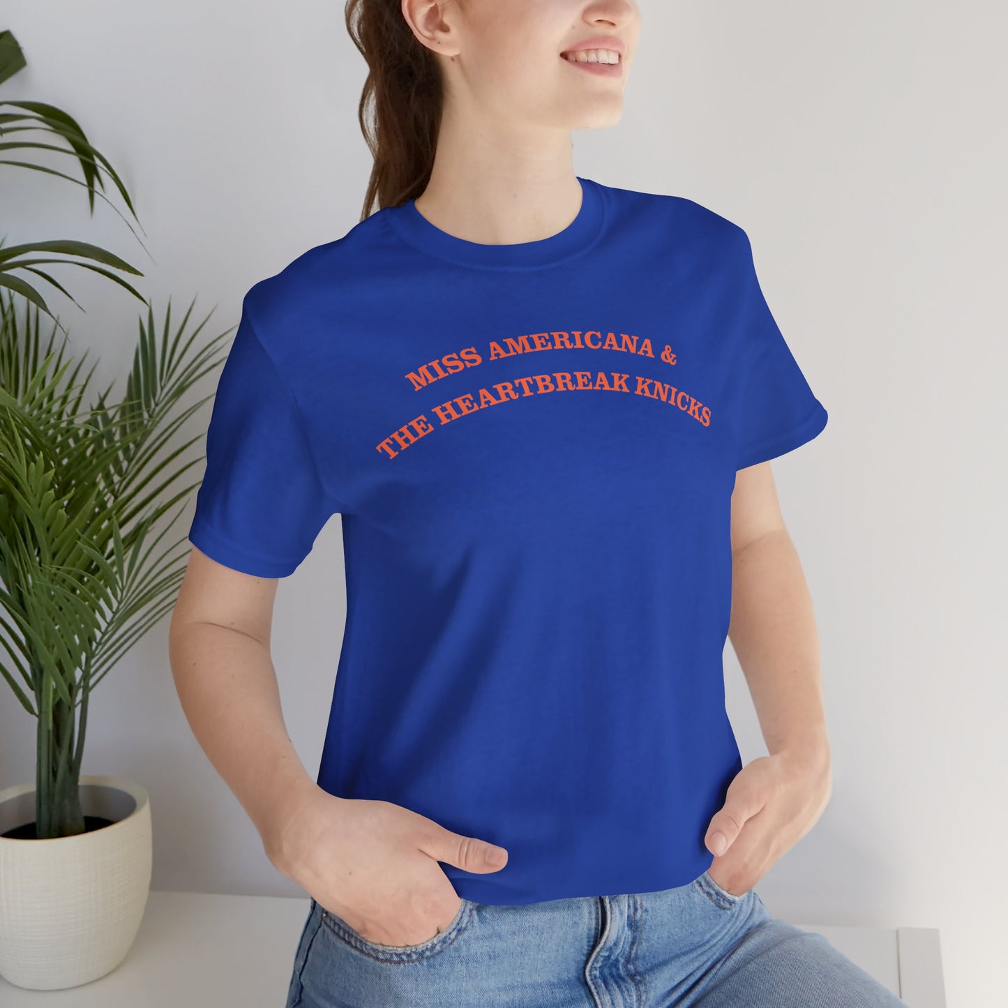 Miss Americana & The Heartbreak Knicks T‑Shirt — Retro Band Lyric Tee