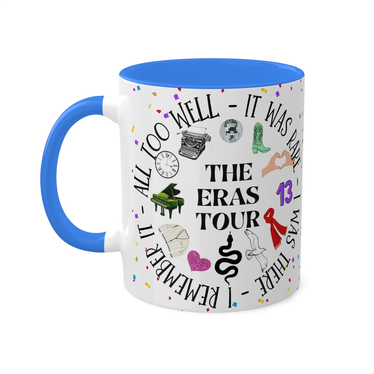 Concert Icons - I remember it all too well - Colorful Mugs, 11oz