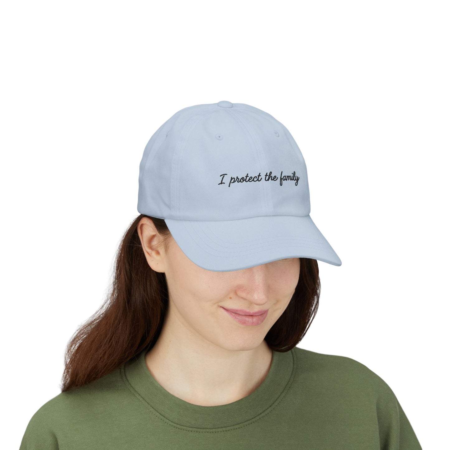 Embroidered I Protect the Family "Dad Hat", Baseball Hat
