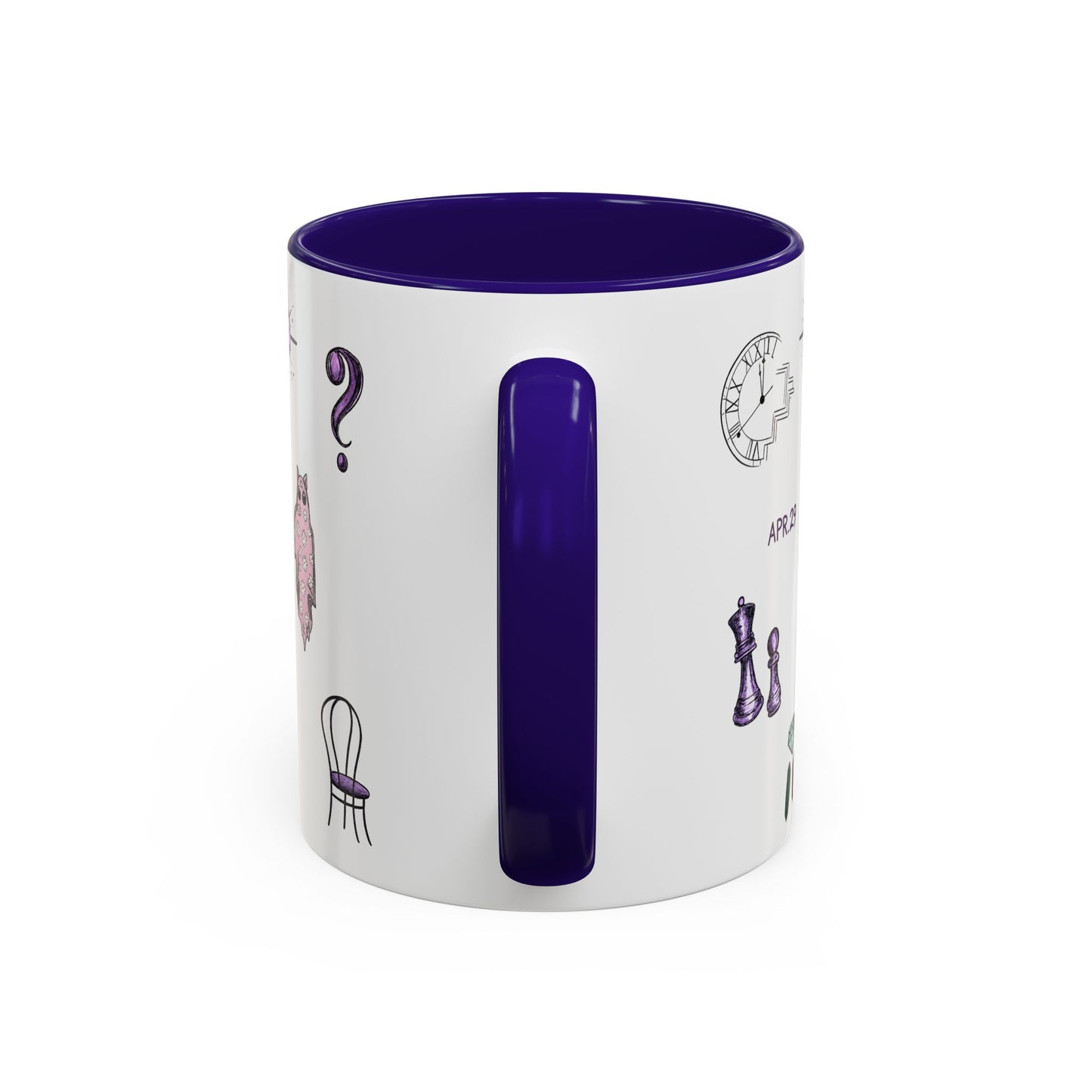 Midnights Icons Coffee Mug — Cute Illustrated Symbol Collage (11oz)