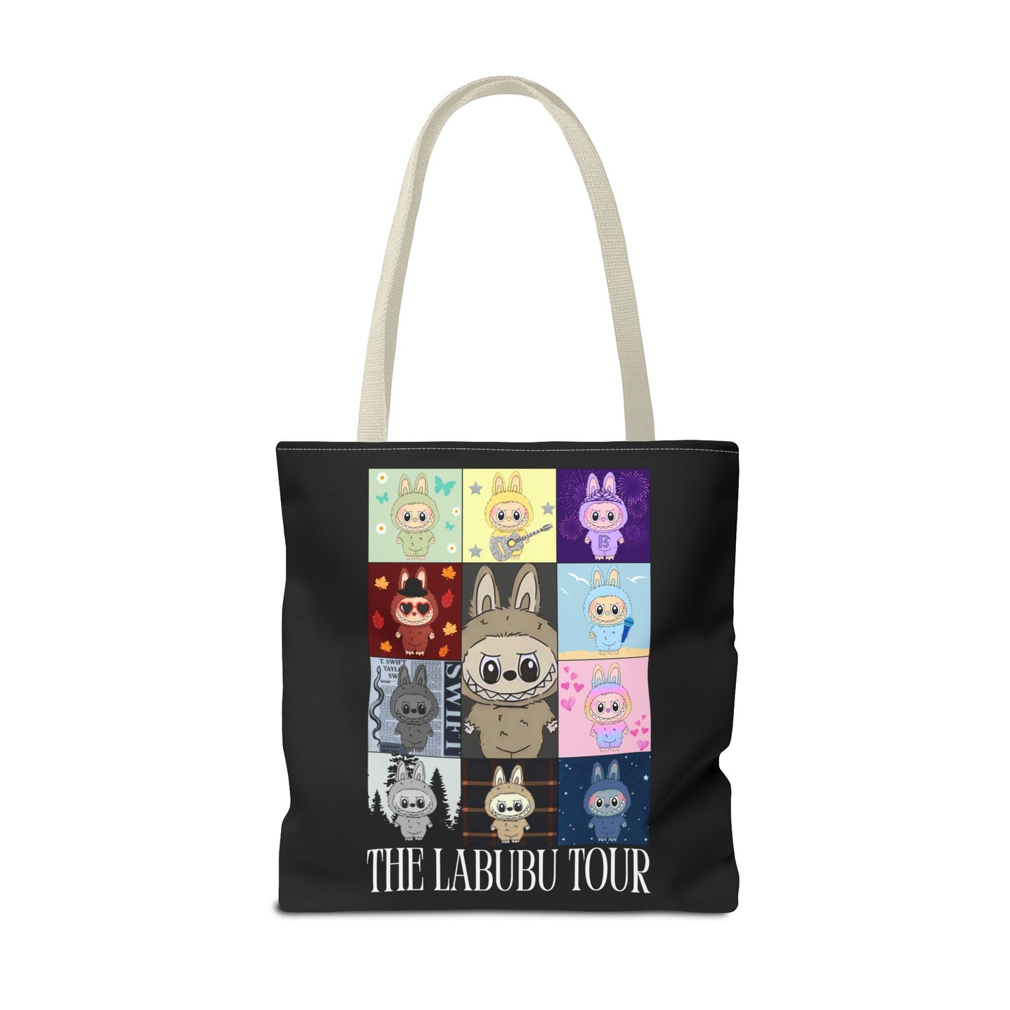 Cute Character Tour Tote Bag | Swiftie Gift | Cartoon Style, Anime Accessories, Gift for Kids, Everyday Use, Eco-Friendly Shopping