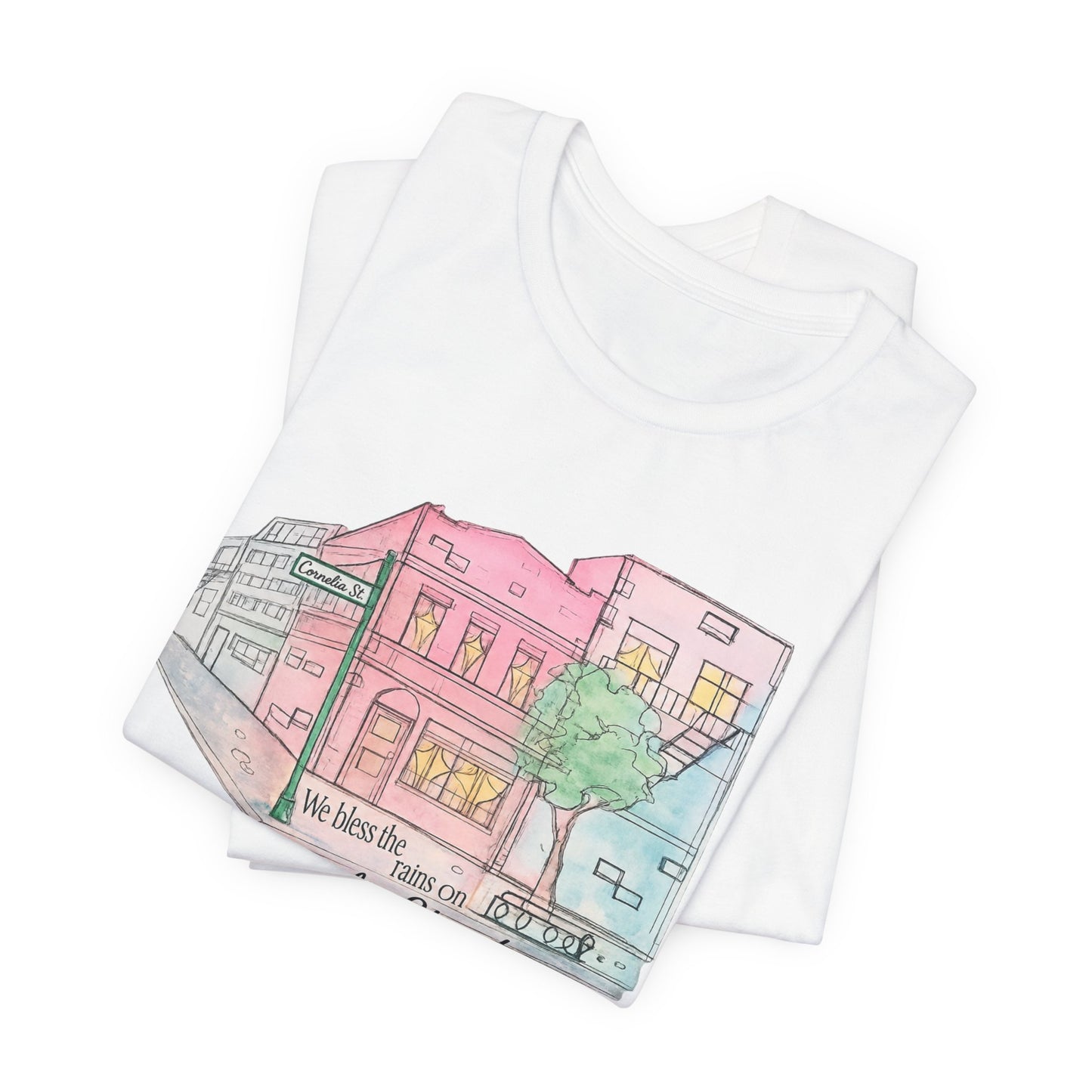 Cornelia Street Illustration Solid Tee