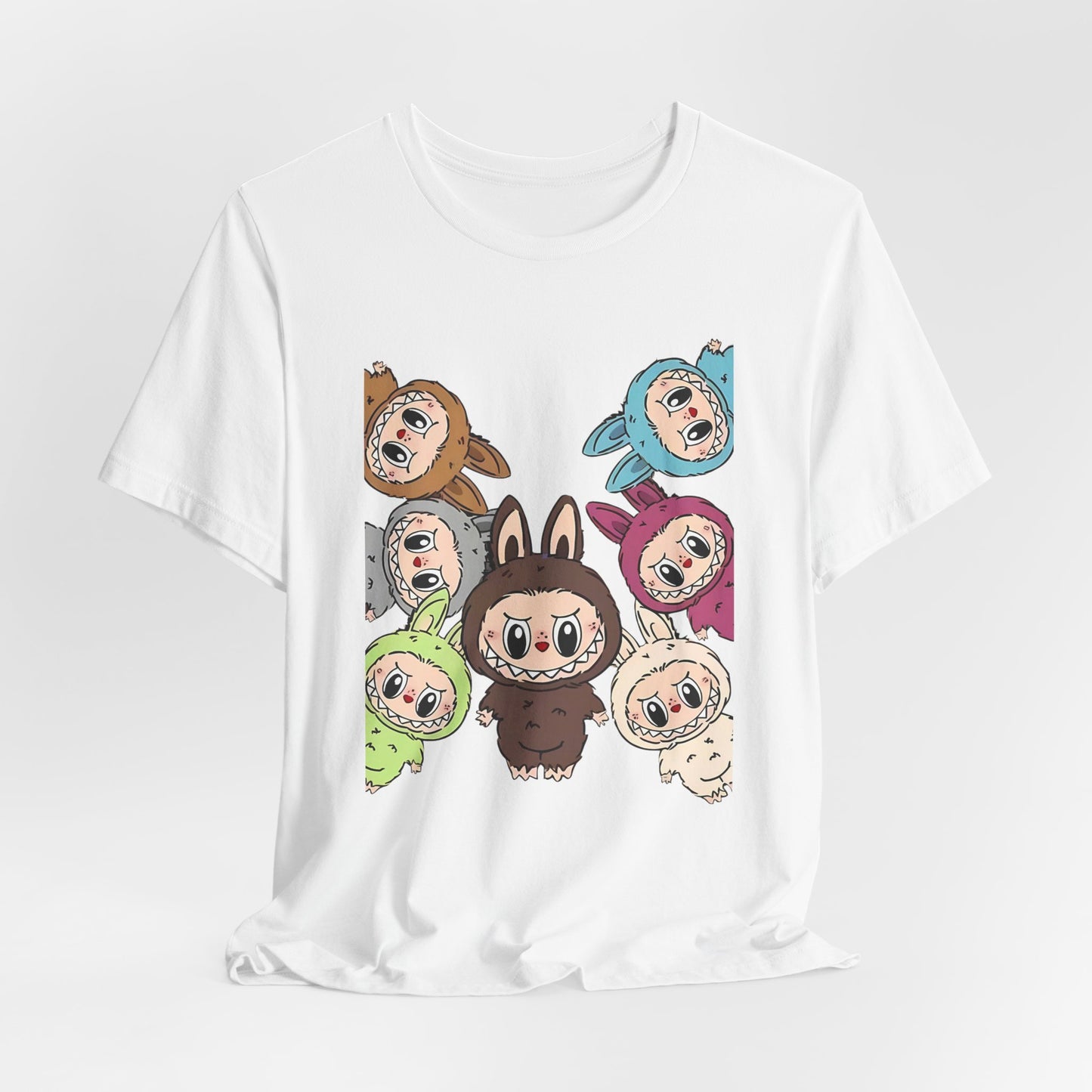 Cute Character Tee, Unisex Graphic T-Shirt, Fun Casual Wear, Trendy Tee, Playful Everyday Outfit