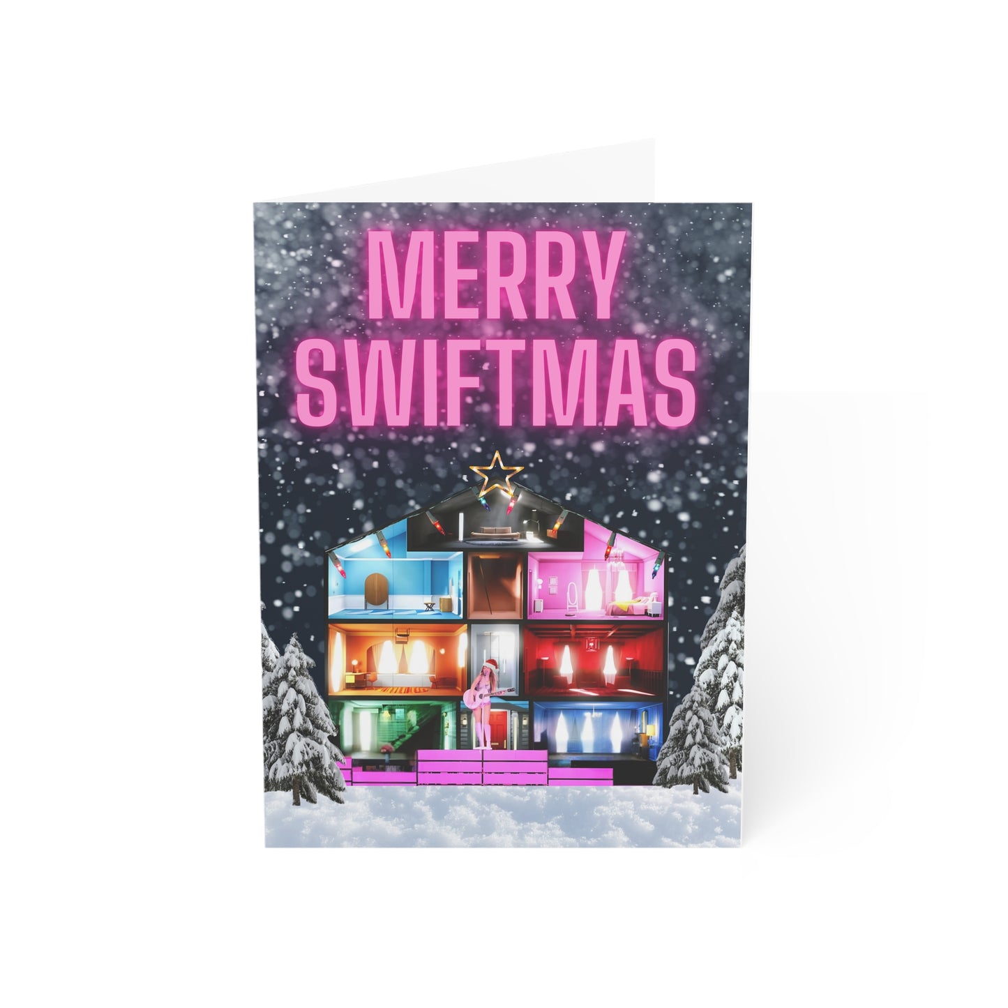 Merry Swiftmas Greeting Cards (1, 10, 30, and 50pcs)