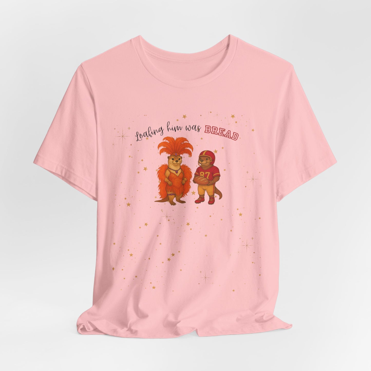Loafing him was Bread Otters Tee, Quirky T-Shirt, Perfect for Music Lovers, Animal Lovers Gift, Casual Wear, Summer Fun