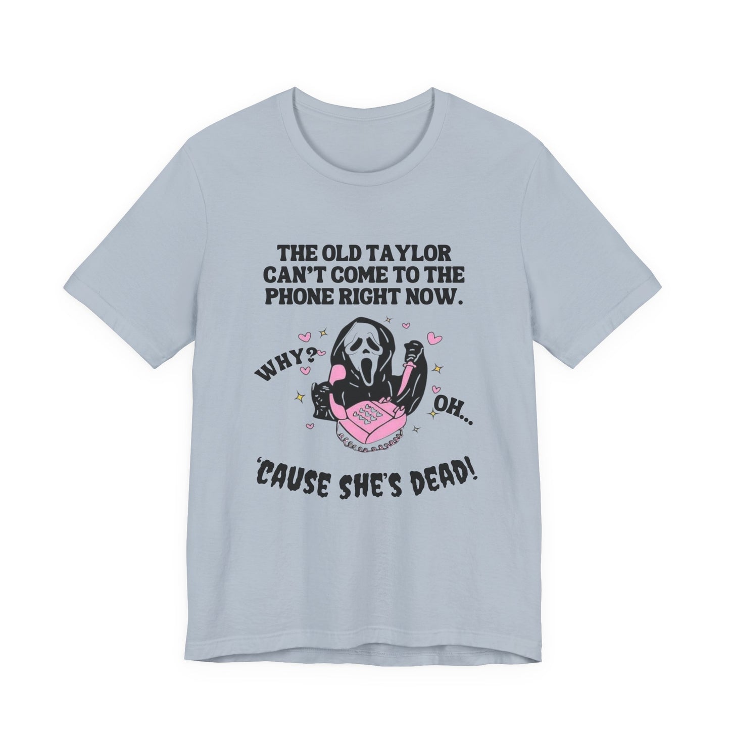 Swiftie Halloween Ghost Face - Unisex Jersey Short Sleeve Tee