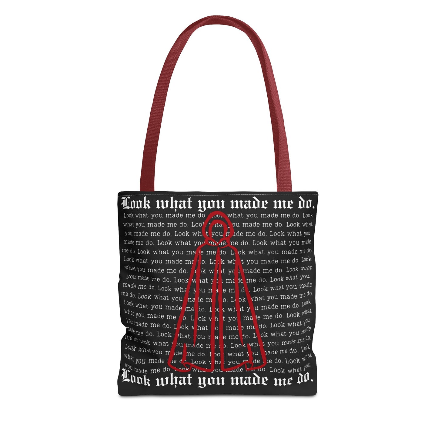 Stylish Tote Bag with 'Look What You Made Me Do' Handmaid's Design | Reusable Shopping Bag, Gift for Music Lovers, Casual Bag, Trendy Accessory
