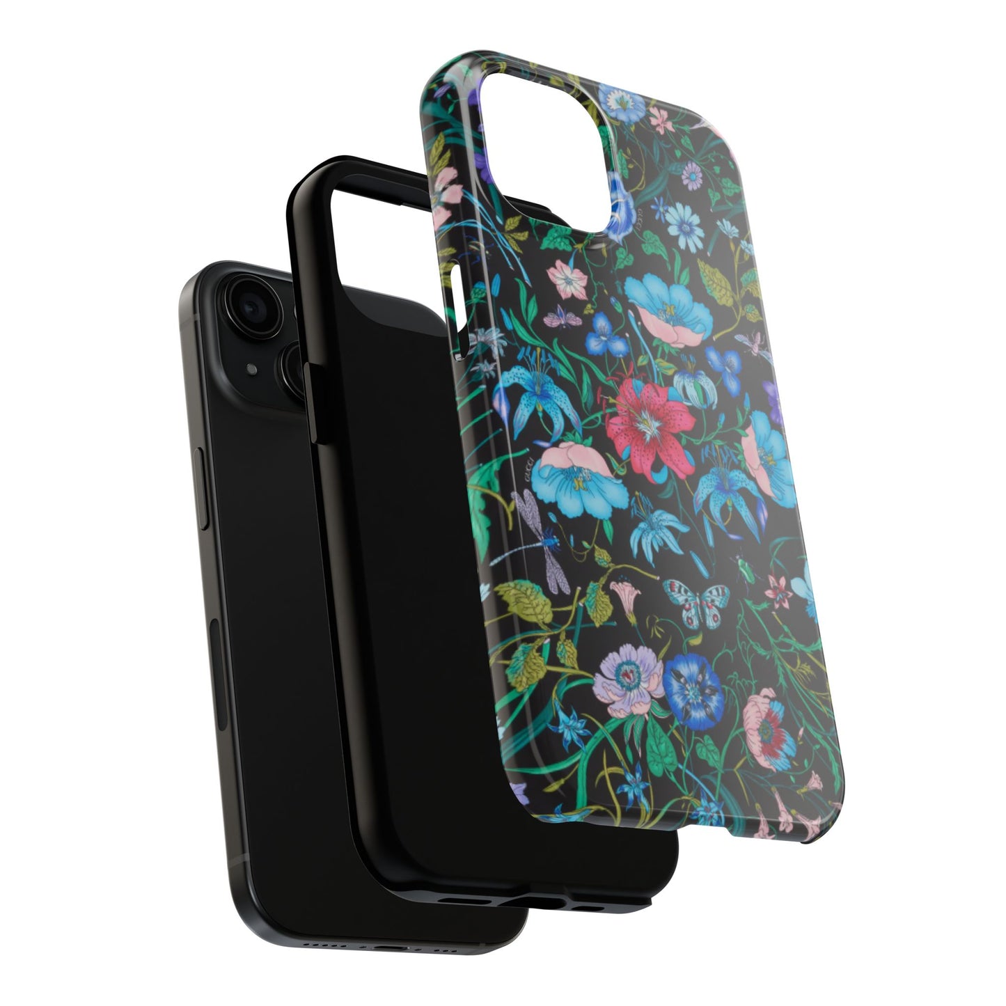 Vibrant Floral Tough Phone Case - Stylish and Durable Protection