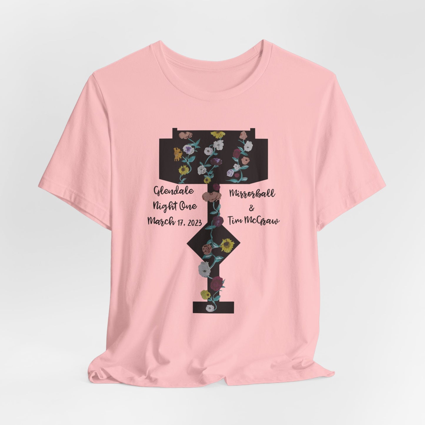 Custom Dates and Surprise Songs - Stage Flowers - Long Live - Unisex Jersey Short Sleeve Tee