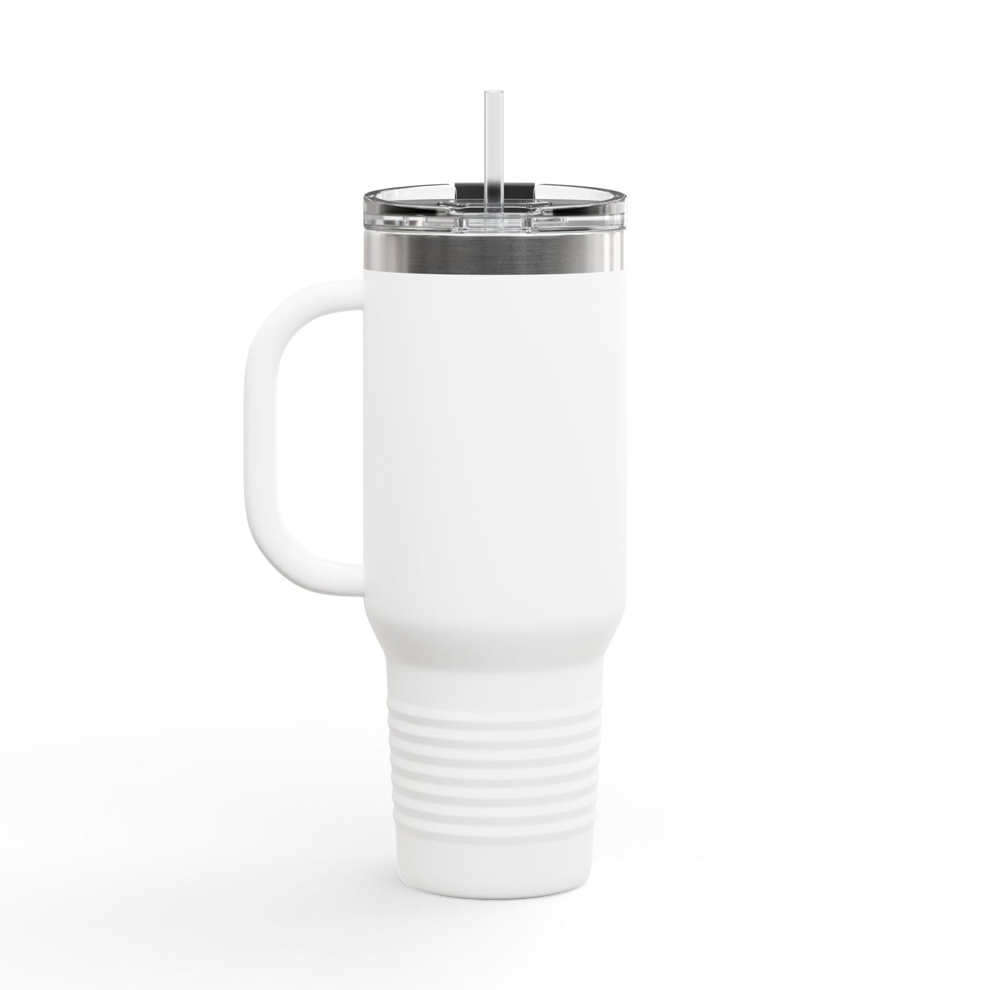 Shade Never Made Anybody Less Gay - PRIDE - Insulated Travel Mug, 40oz | Perfect for Road Trips, Work, Gifts, and Eco-Friendly Living, Straw Included