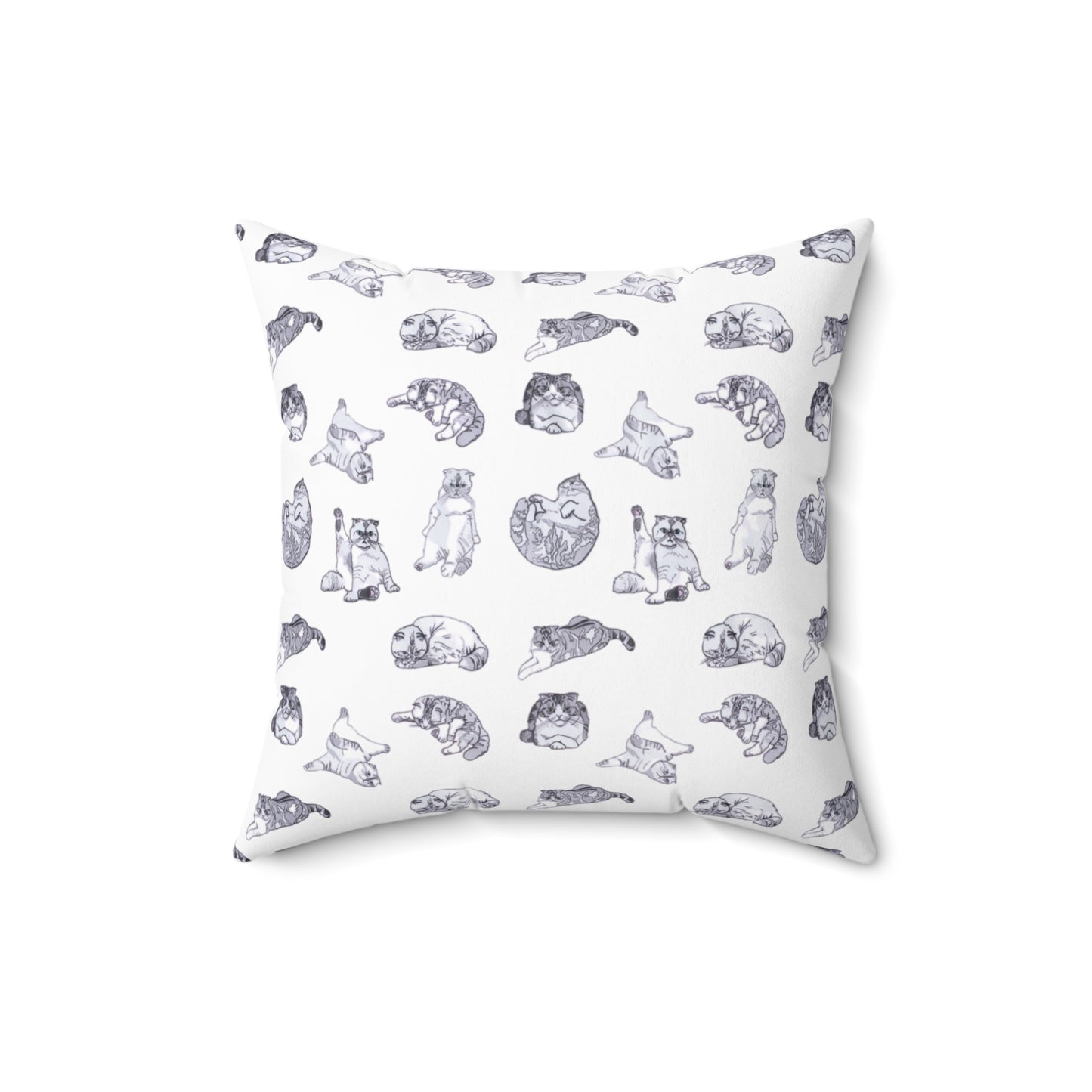 TayTay Cats - Spun Polyester Square Pillow