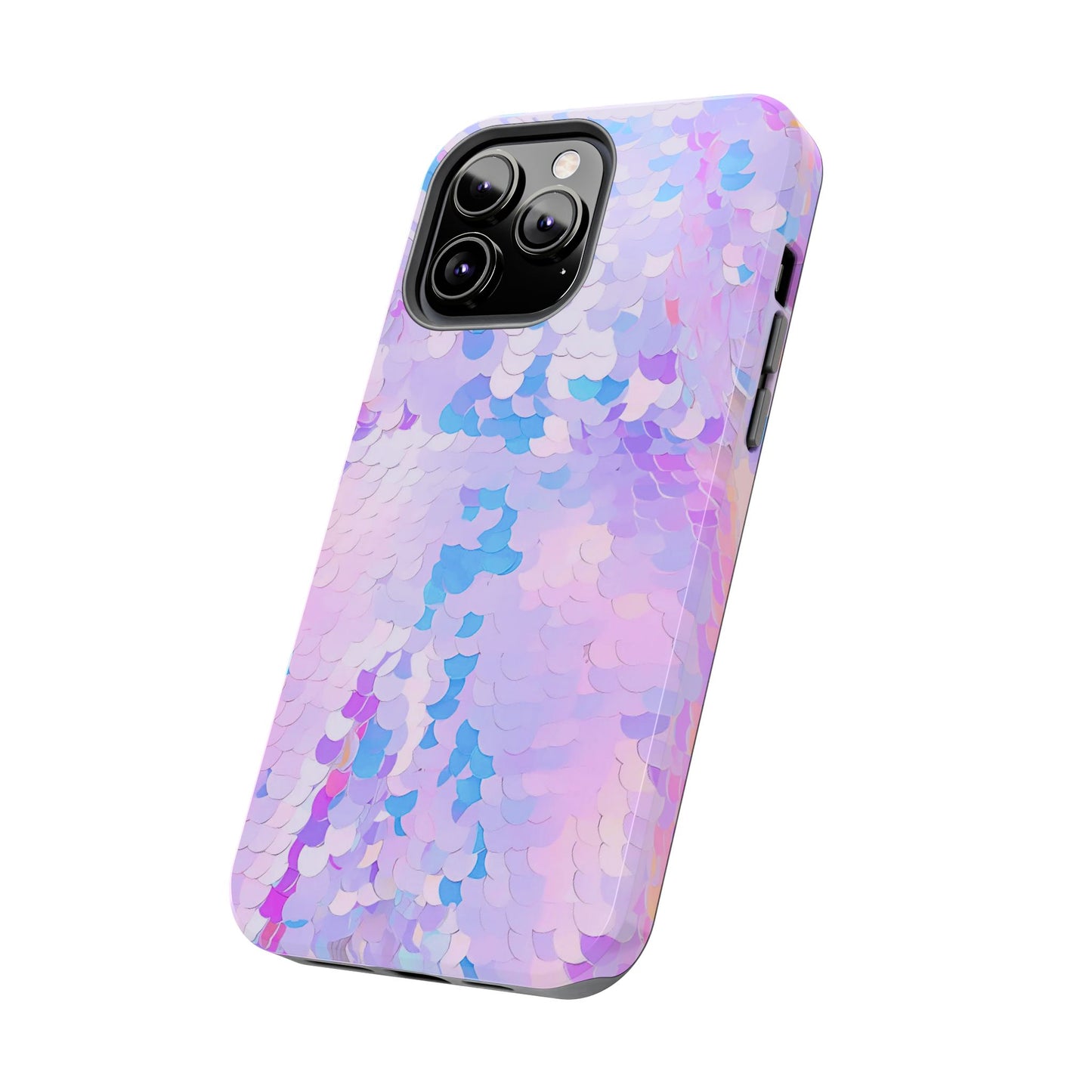 Colorful Sequin Romper Tough Phone Case - Stylish Protection for Your Device