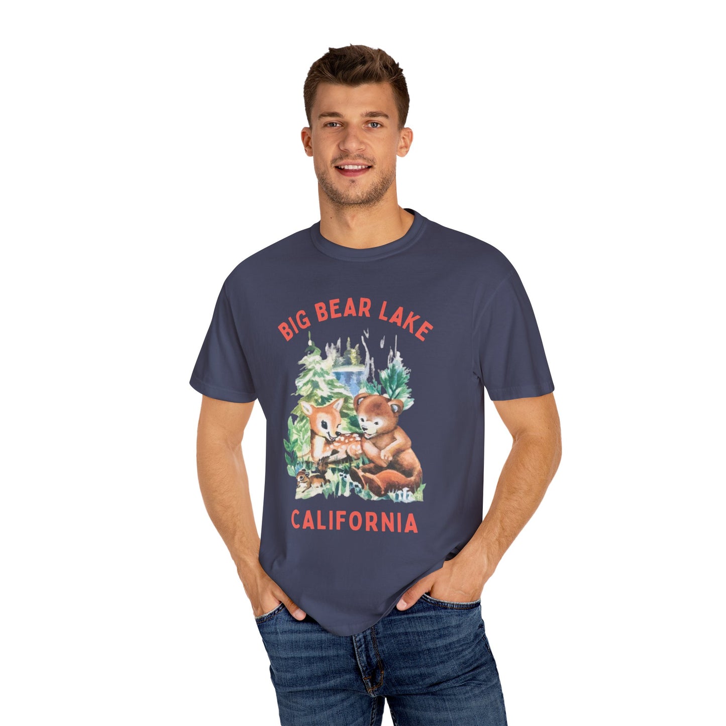Big Bear Lake Unisex Garment-Dyed T-shirt