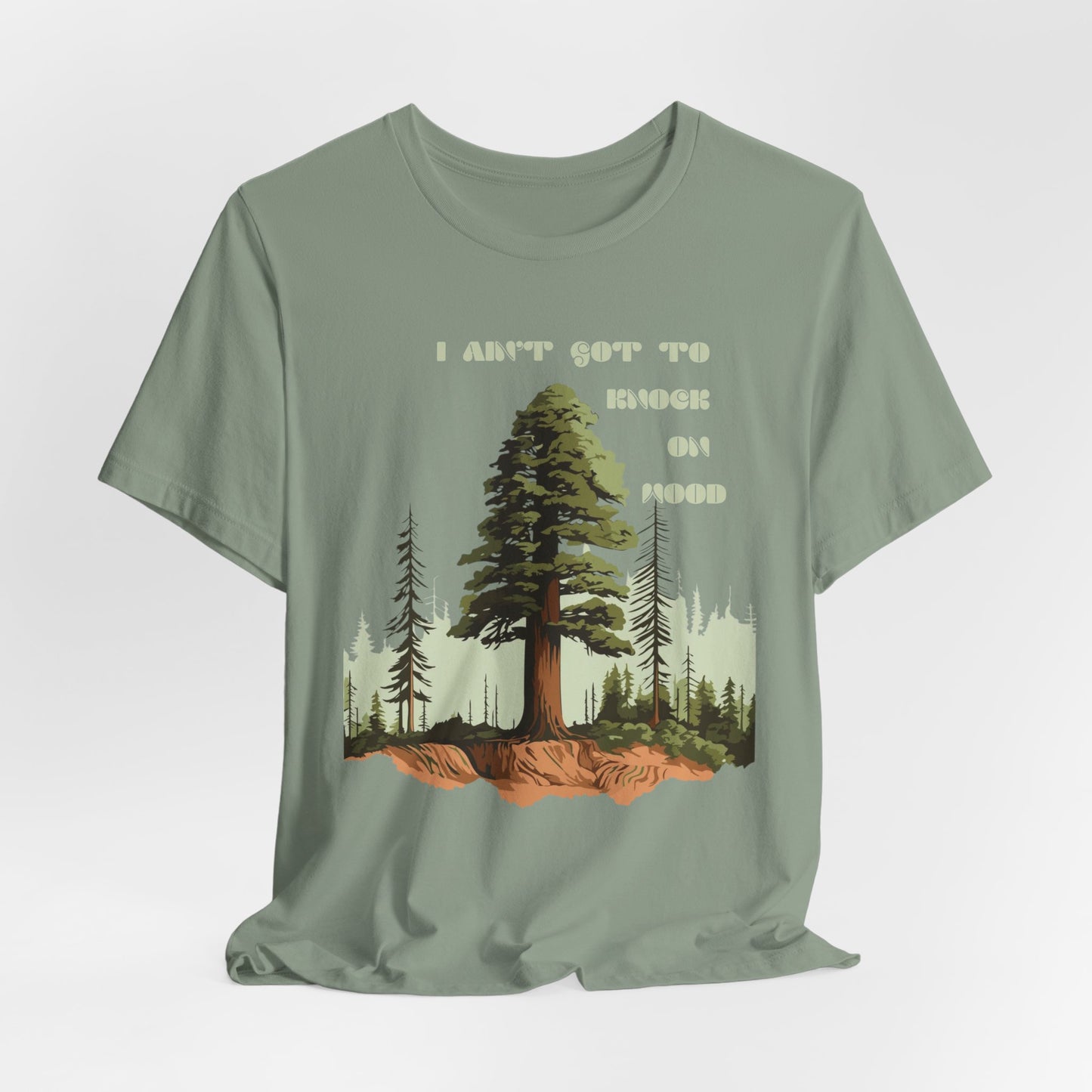 Nature-Themed Unisex Jersey Tee - "I Ain't Got to Knock on Wood" | Outdoor Lovers, Eco-Friendly Gift, Camp Vibes, Adventure Wear, Gift [...]