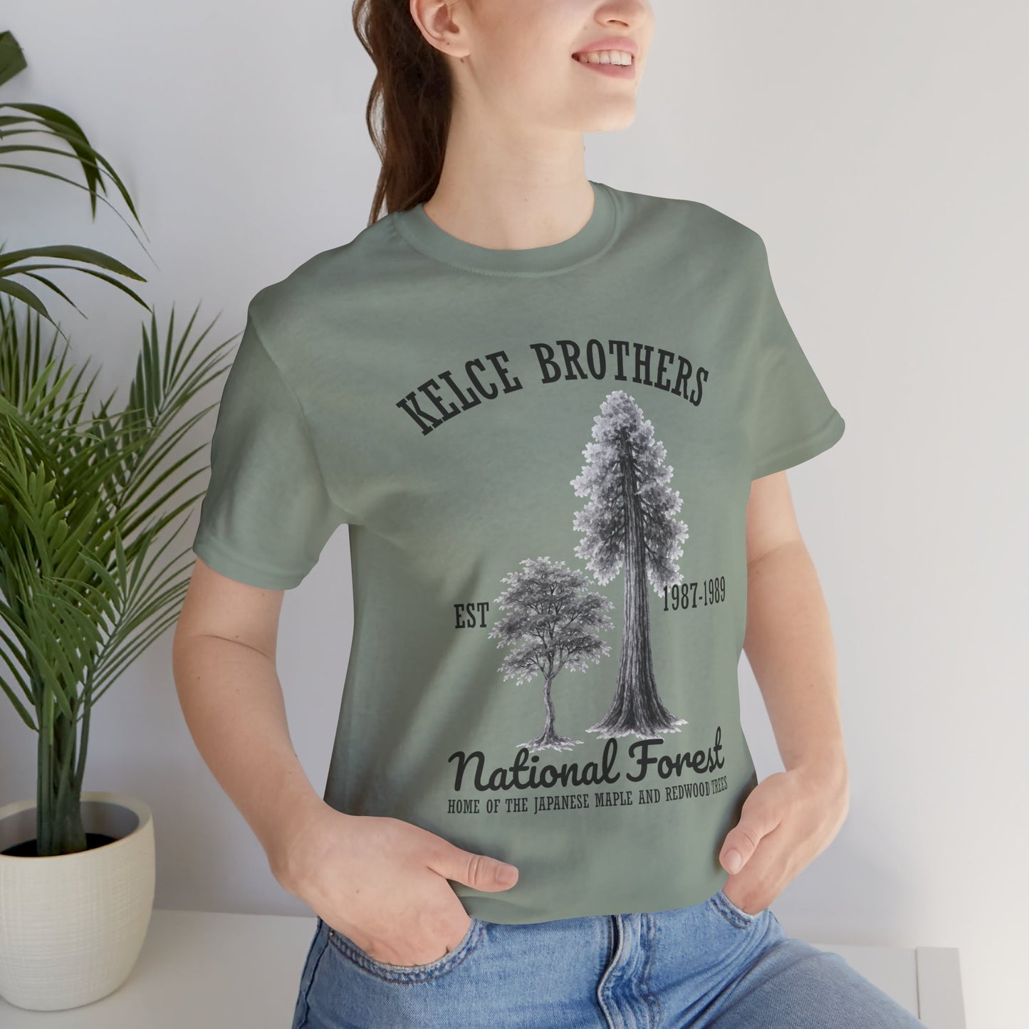 Kelce Brothers National Forest Tee - Unisex Jersey Short Sleeve T-Shirt