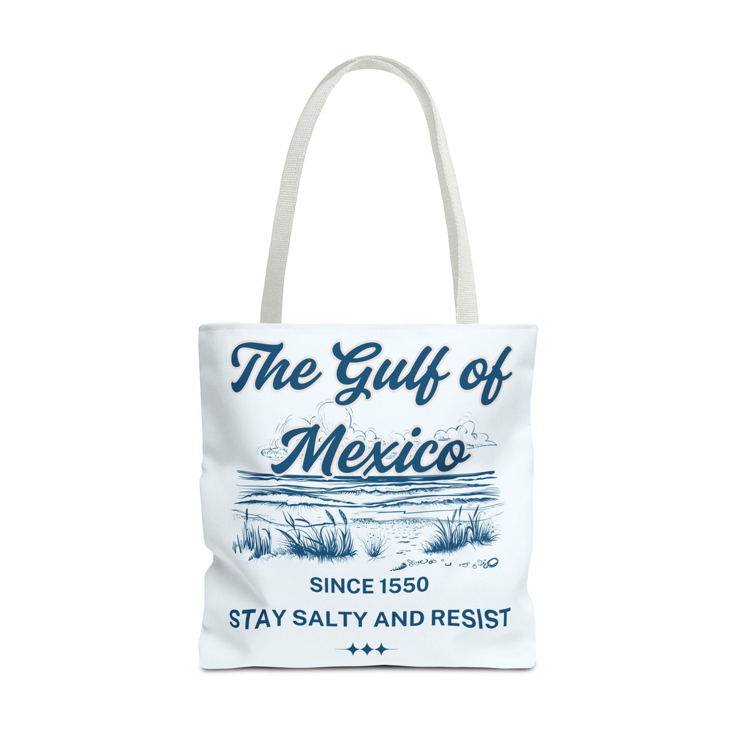 Beach-Themed Tote Bag, Gulf of Mexico Design, Nautical Carryall, Summer Essential, Gift for Beach Lovers, Eco-Friendly Bag