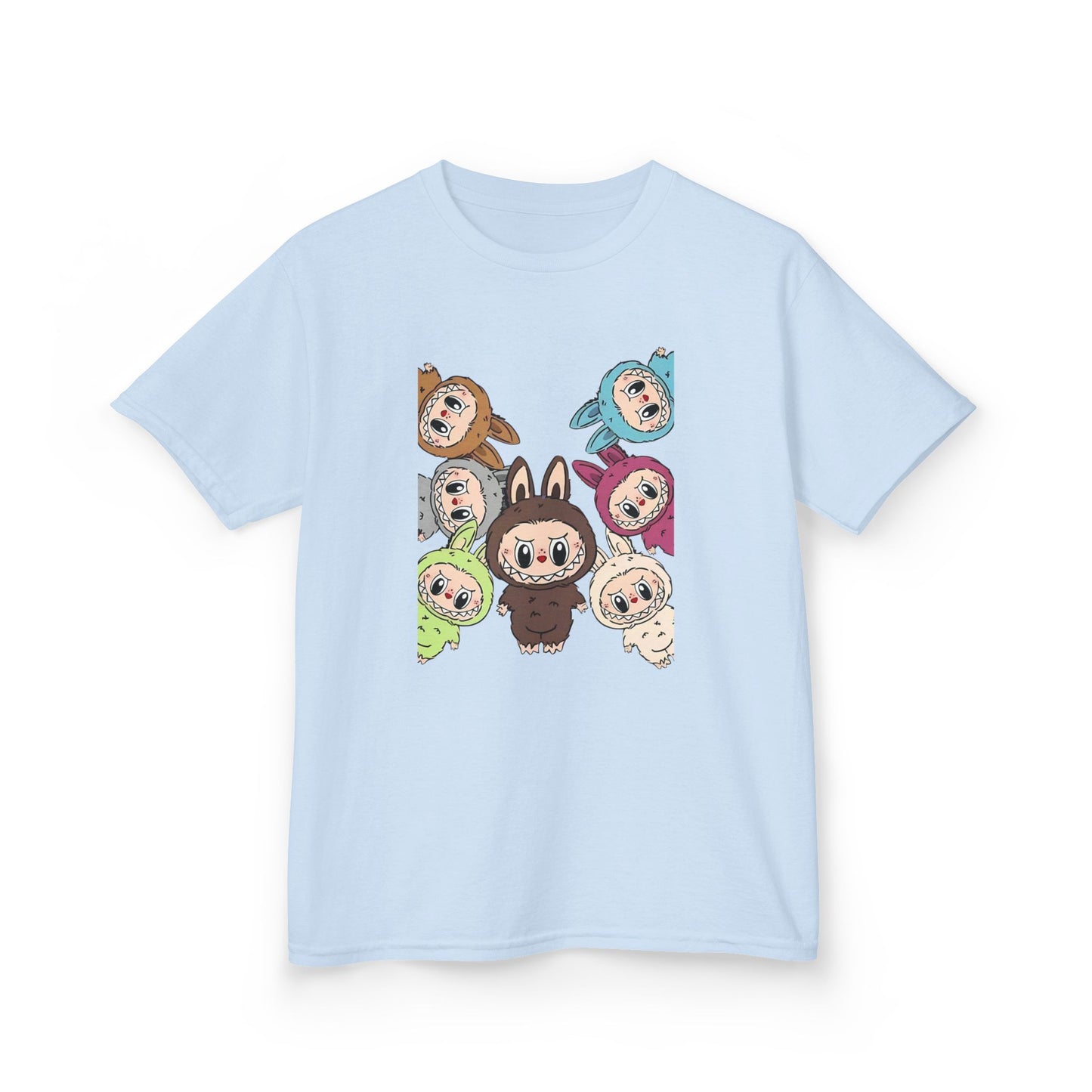 KIDS Adorable Labubu Tee, Fun Graphic Shirt for Boys & Girls, Perfect for Playdates, Birthdays, Family Events, Gifts