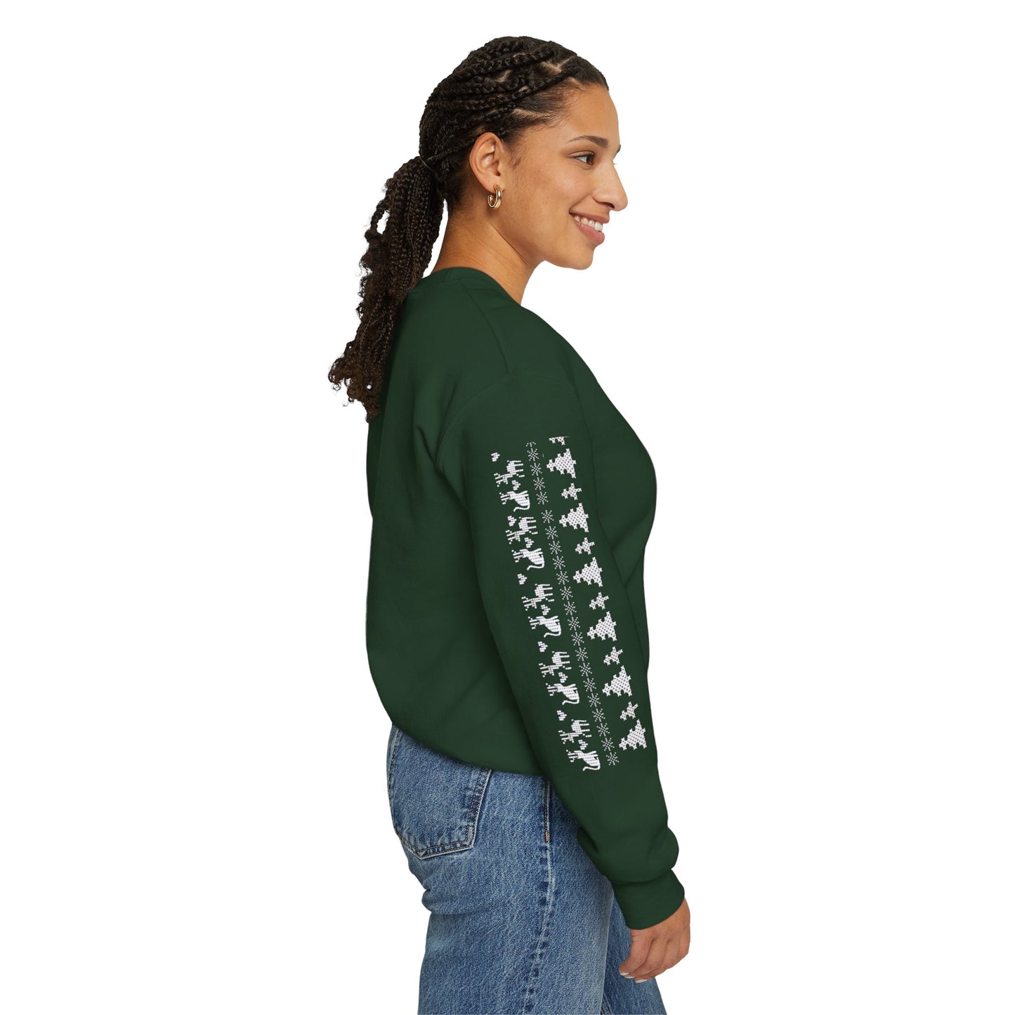 Old Timey Christmas Trees - Unisex Heavy Blend™ Crewneck Sweatshirt