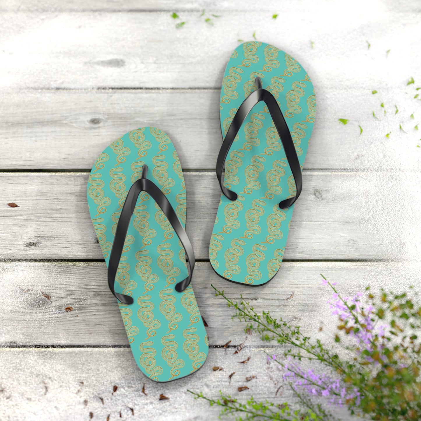 Snake Flip Flops