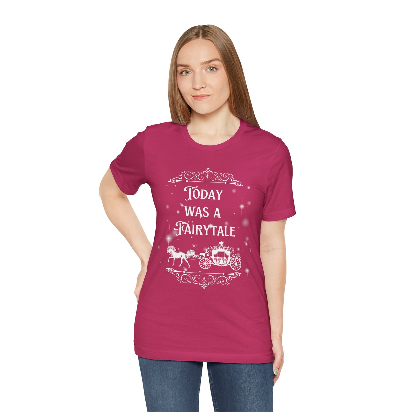 Fairytale Bride Short Sleeve Tee - Today Was a Fairytale (Front and Back!)