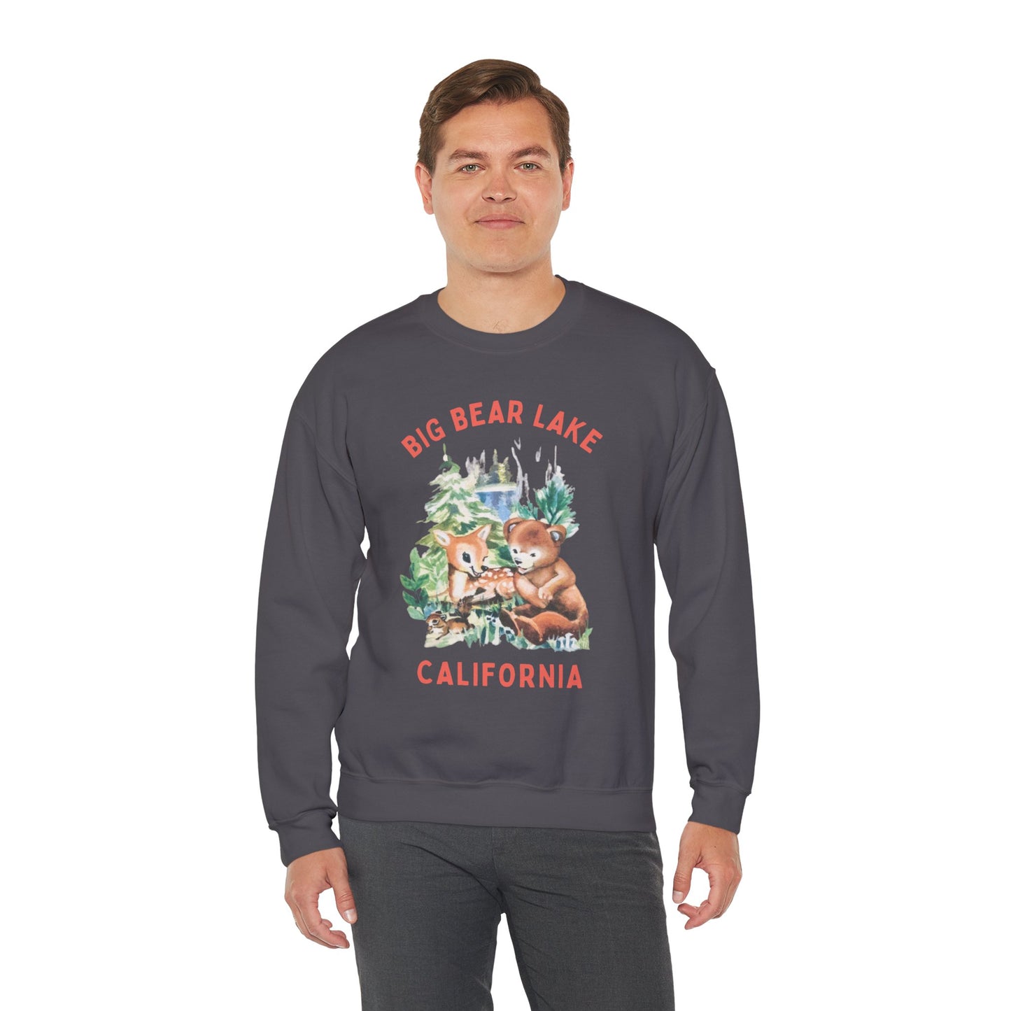 Big Bear Lake Unisex Heavy Blend™ Crewneck Sweatshirt