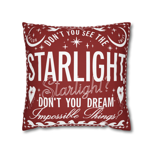 Starlight Polyester Square PILLOWCASE