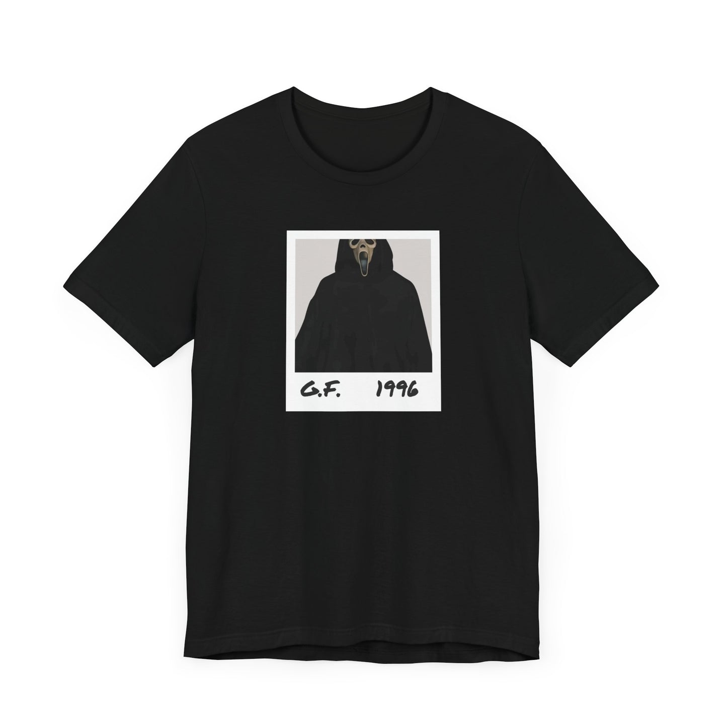 Ghost Face - Scream - Polaroid - Halloween - Unisex Jersey Short Sleeve Tee