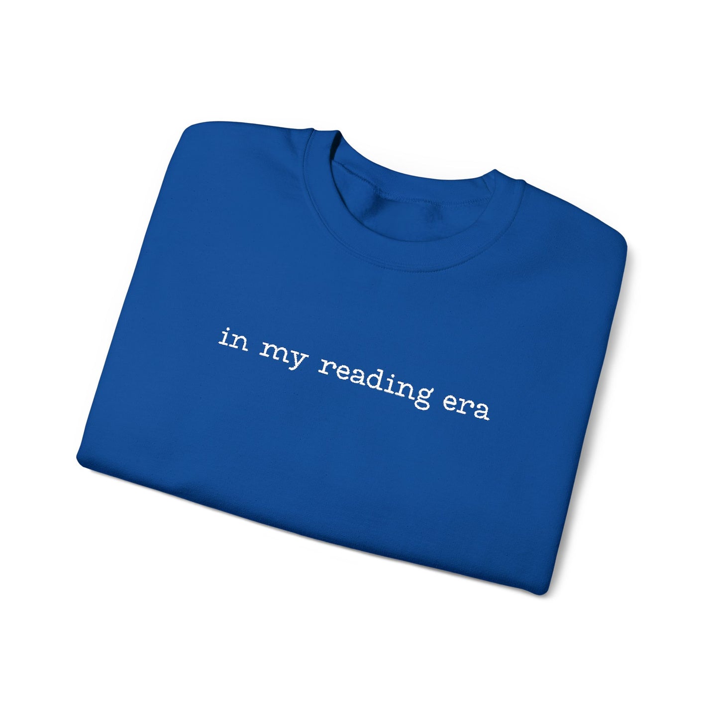 'In My Reading Area' Crewneck Sweatshirt – Cozy Literary Sweatshirt for Book Lovers