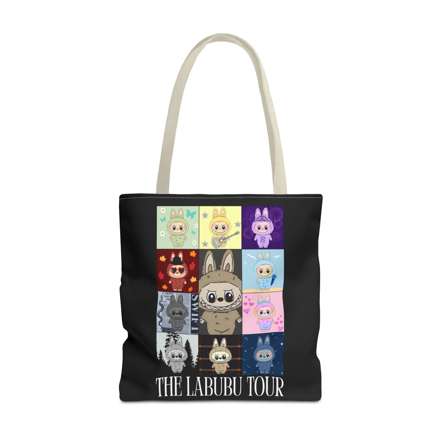 Cute Character Tour Tote Bag | Swiftie Gift | Cartoon Style, Anime Accessories, Gift for Kids, Everyday Use, Eco-Friendly Shopping