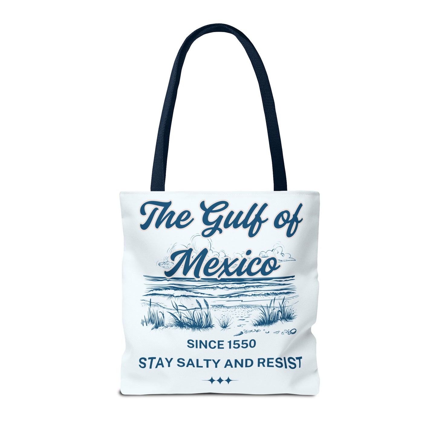 Beach-Themed Tote Bag, Gulf of Mexico Design, Nautical Carryall, Summer Essential, Gift for Beach Lovers, Eco-Friendly Bag