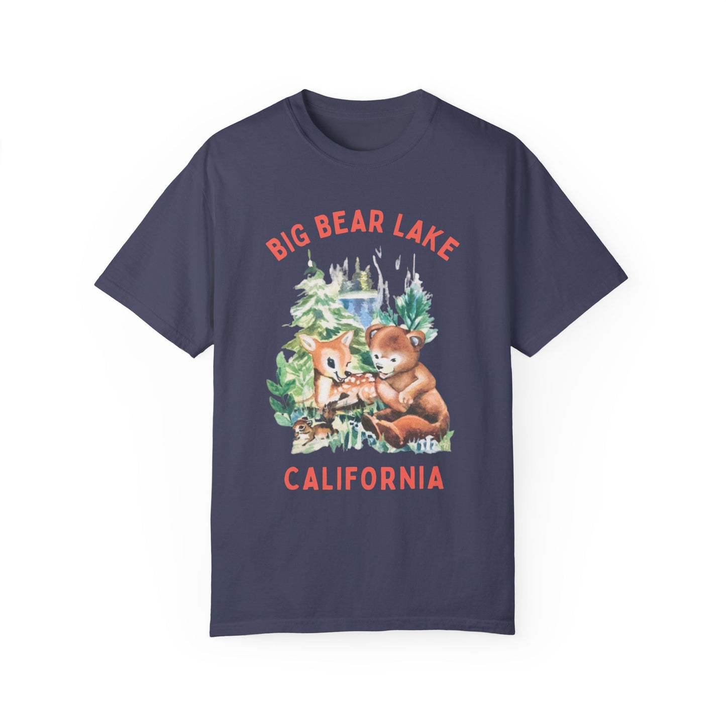 Big Bear Lake Unisex Garment-Dyed T-shirt