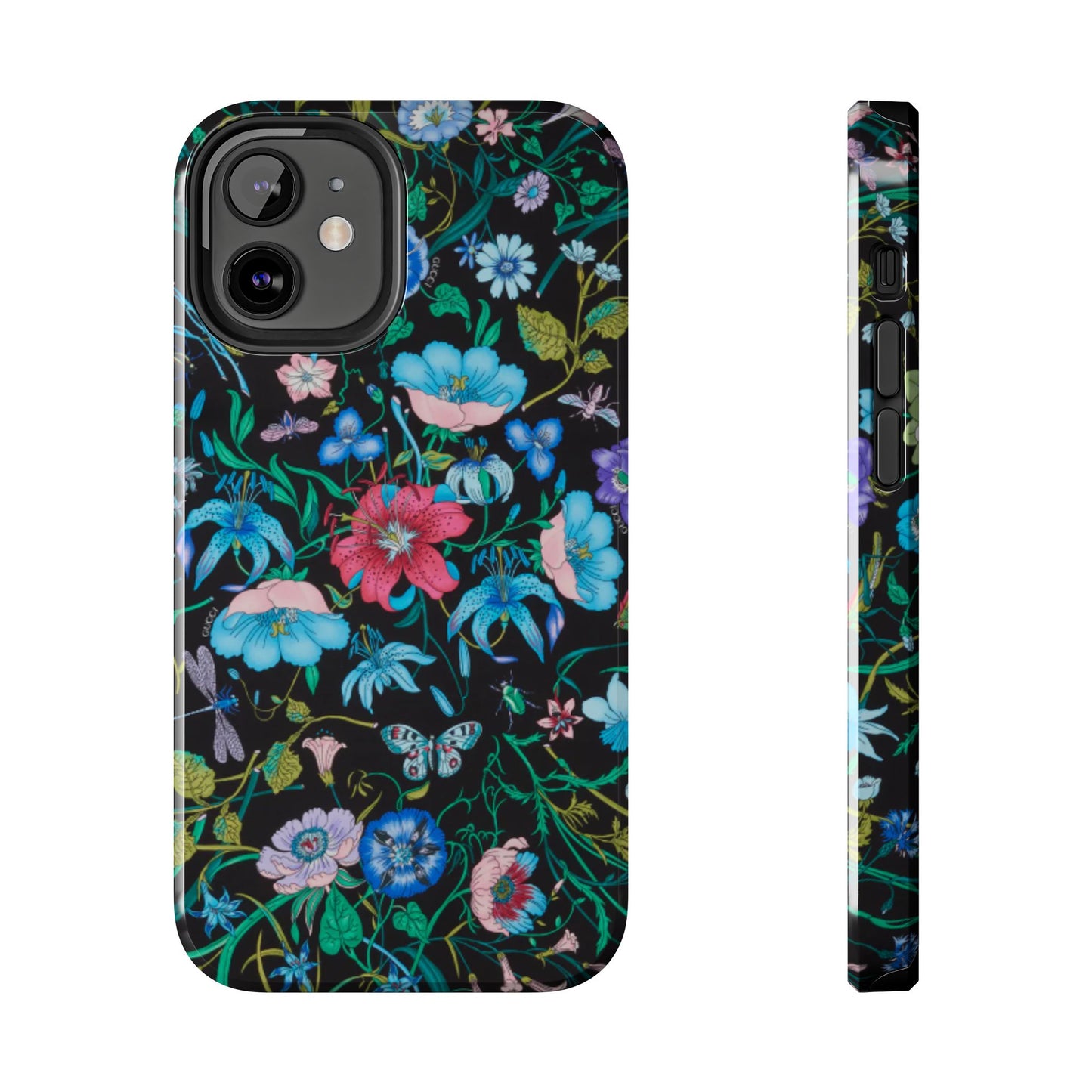 Vibrant Floral Tough Phone Case - Stylish and Durable Protection