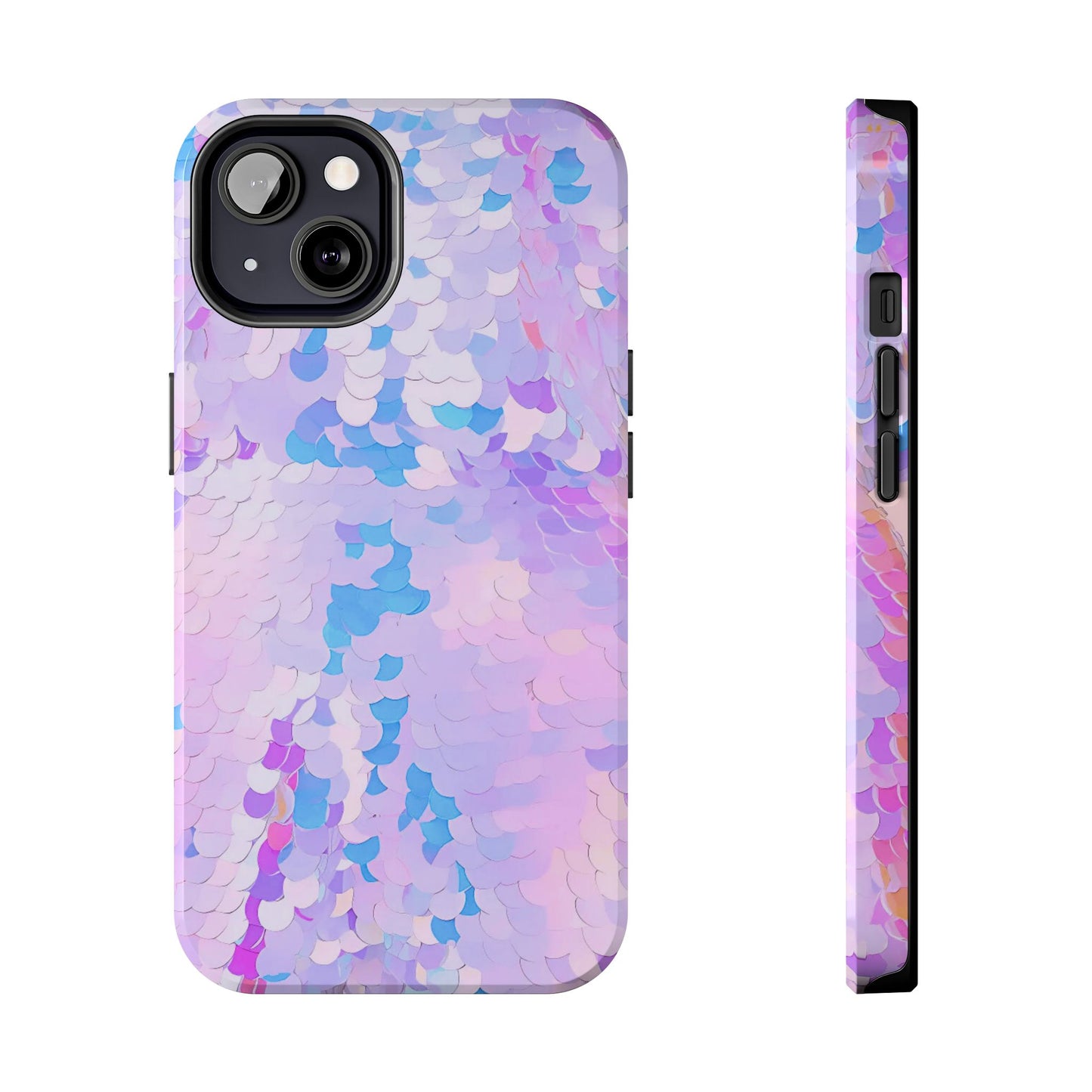 Colorful Sequin Romper Tough Phone Case - Stylish Protection for Your Device