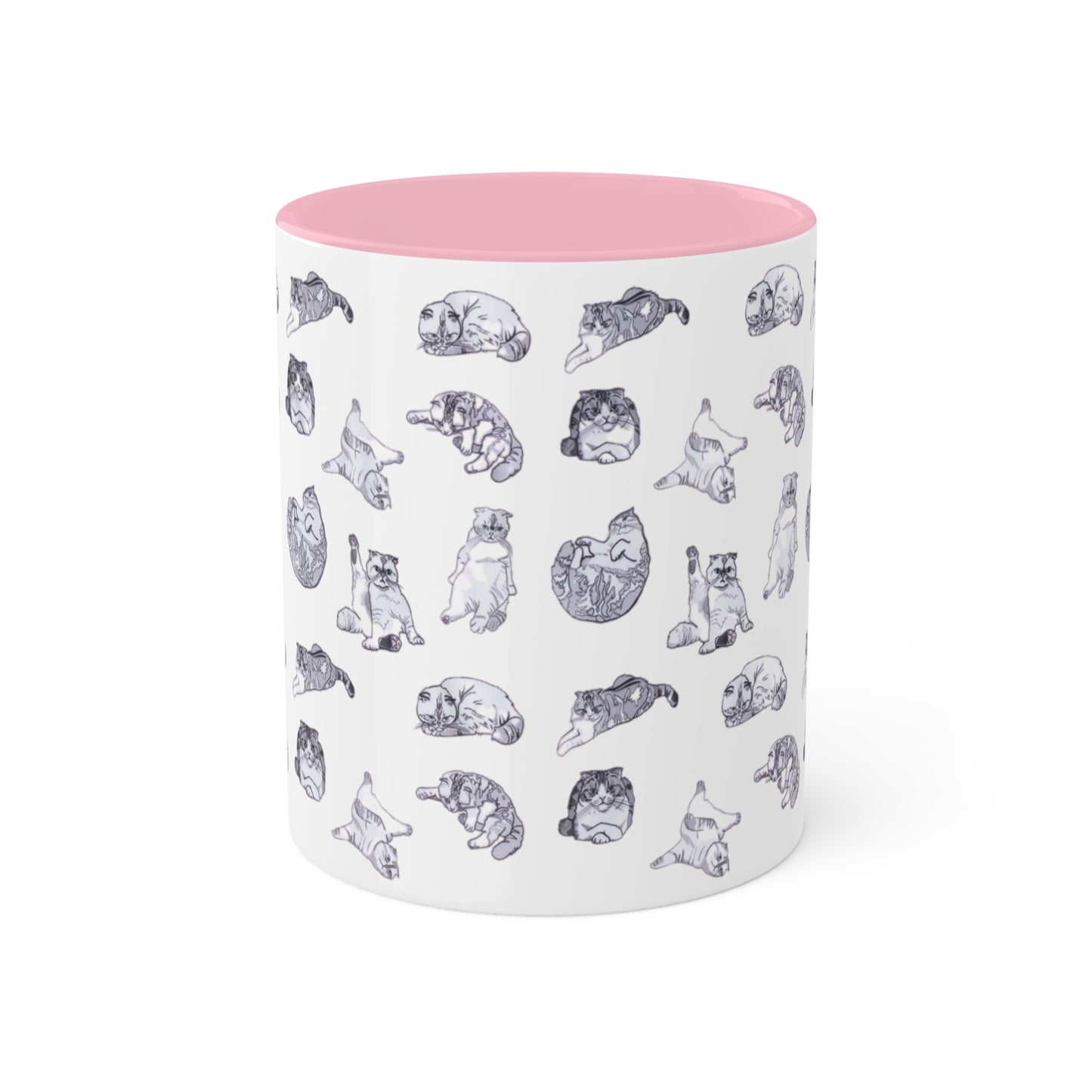 TayTay Cats Colorful Mugs, 11oz