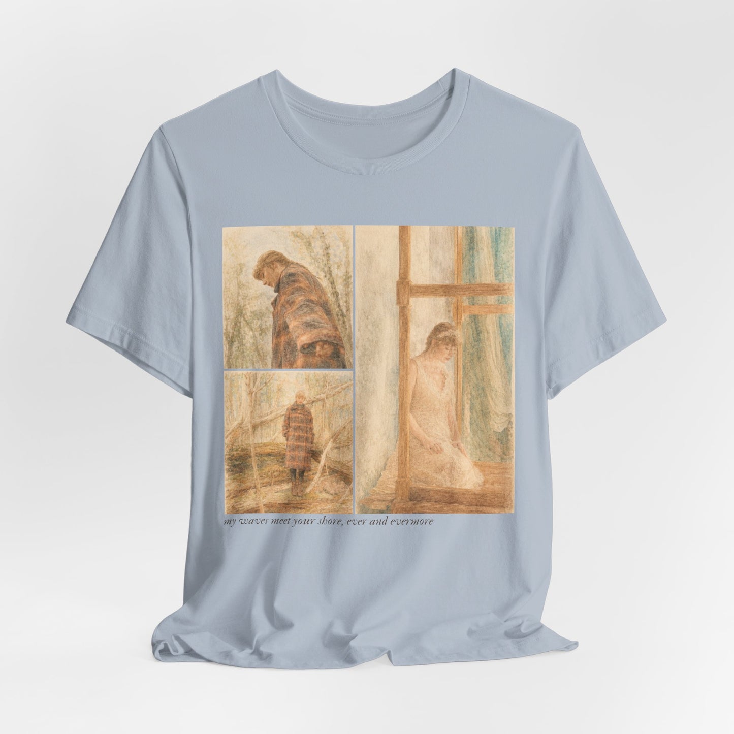 my waves - Soft Pastel Illustration Shirt