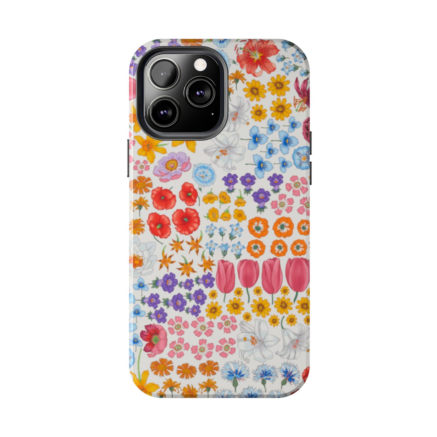 Vibrant Floral Tough Phone Case "Flora"- Durable Protection for Your Device