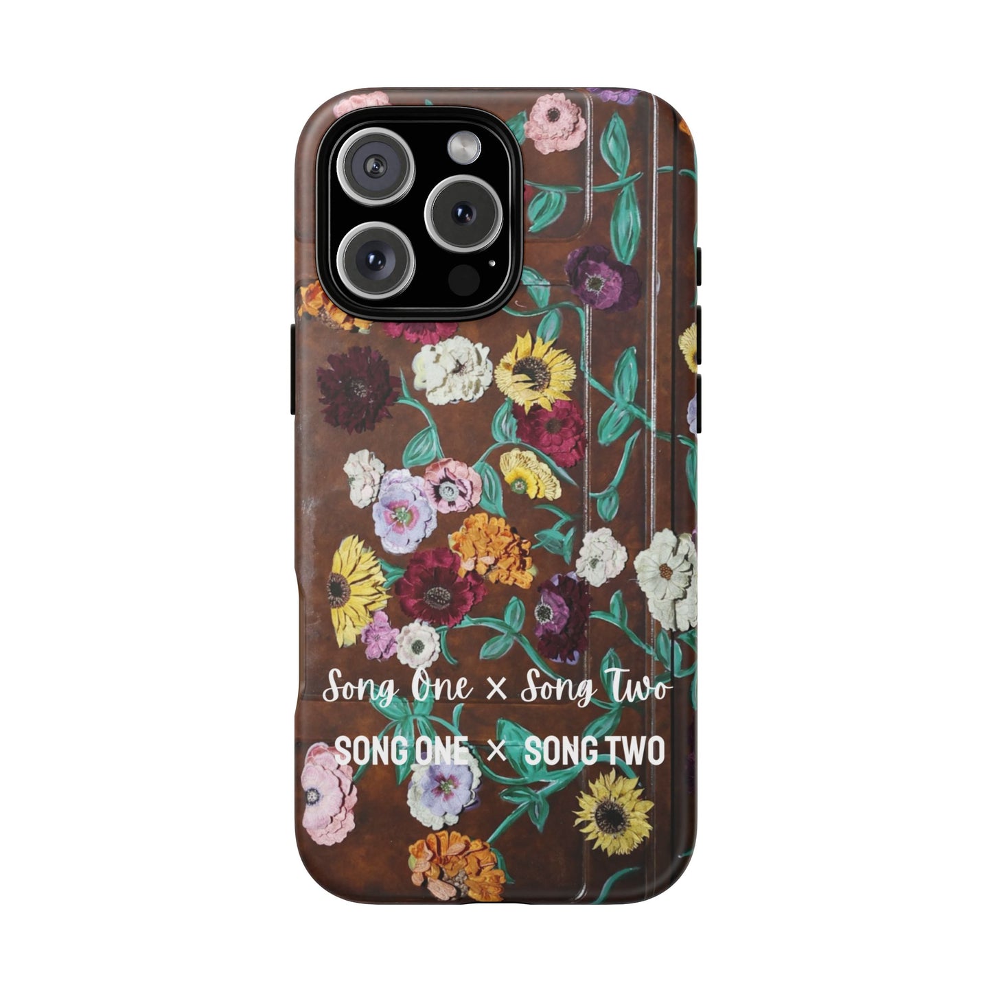 CUSTOMIZABLE with Surprise Song Titles - Surprise Song Floral Piano - Tough Cases