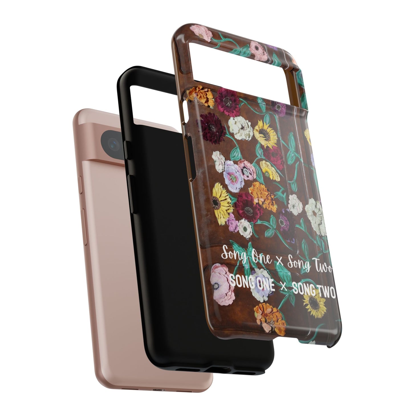 CUSTOMIZABLE with Surprise Song Titles - Surprise Song Floral Piano - Tough Cases