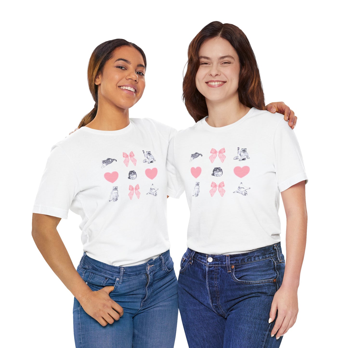 coquette cats - Unisex Jersey Short Sleeve Tee
