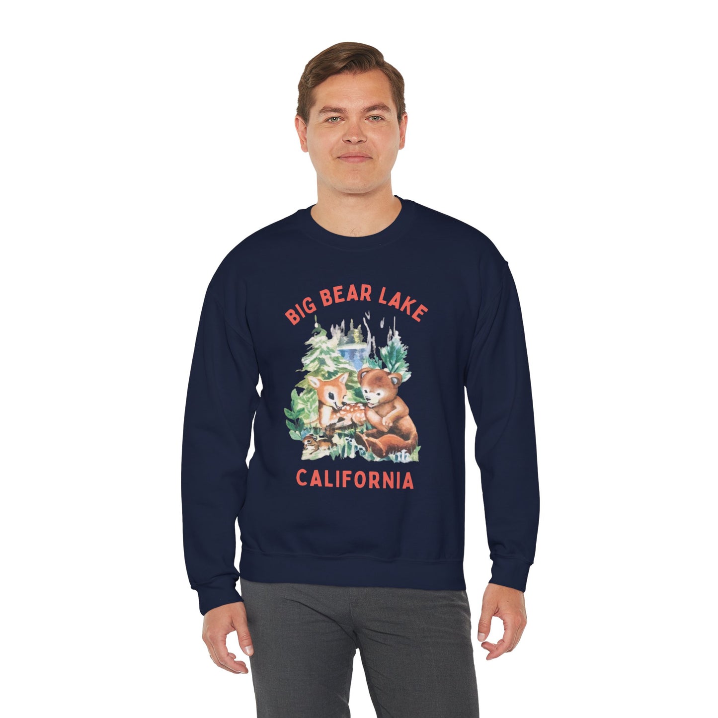 Big Bear Lake Unisex Heavy Blend™ Crewneck Sweatshirt