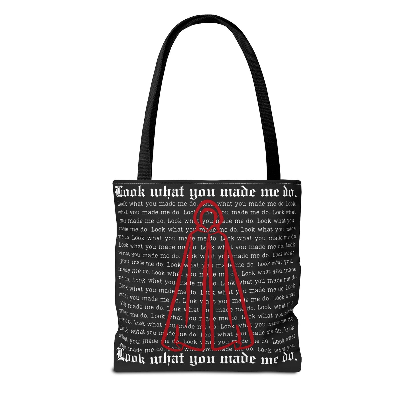Stylish Tote Bag with 'Look What You Made Me Do' Handmaid's Design | Reusable Shopping Bag, Gift for Music Lovers, Casual Bag, Trendy Accessory
