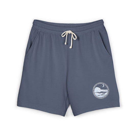 Midnight Rain Comfort Colors Sweat Shorts — Garment-Dyed Lightweight Fleece