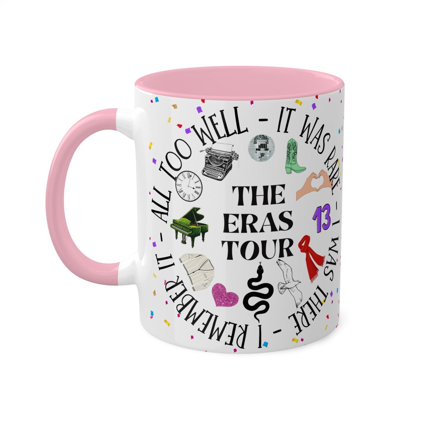 Concert Icons - I remember it all too well - Colorful Mugs, 11oz