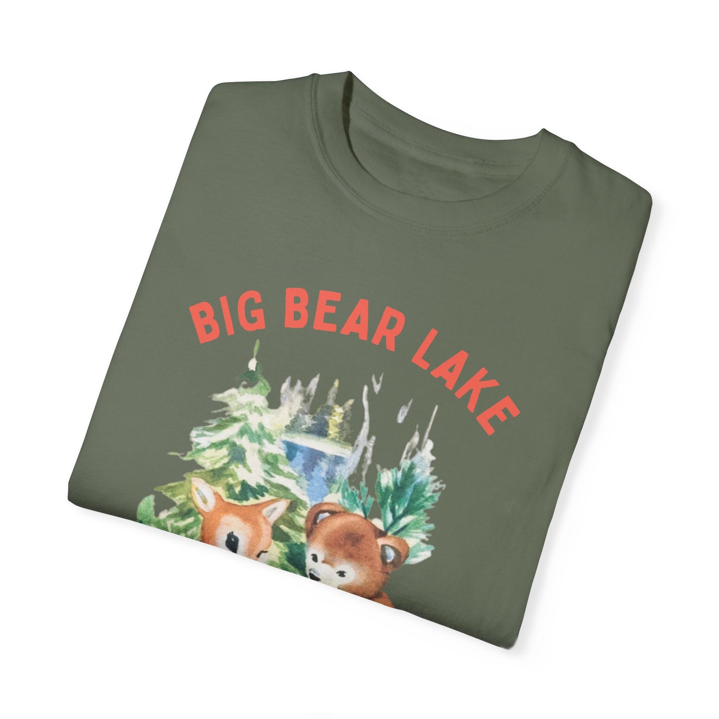 Big Bear Lake Unisex Garment-Dyed T-shirt