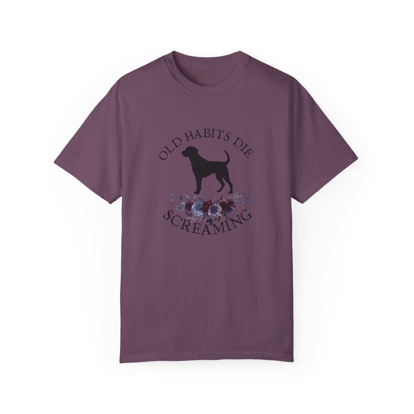 The Black Dog - Old Habits Die Screaming - Comfort Colors Unisex T-shirt