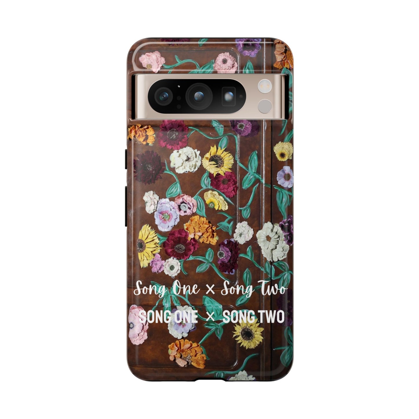 CUSTOMIZABLE with Surprise Song Titles - Surprise Song Floral Piano - Tough Cases