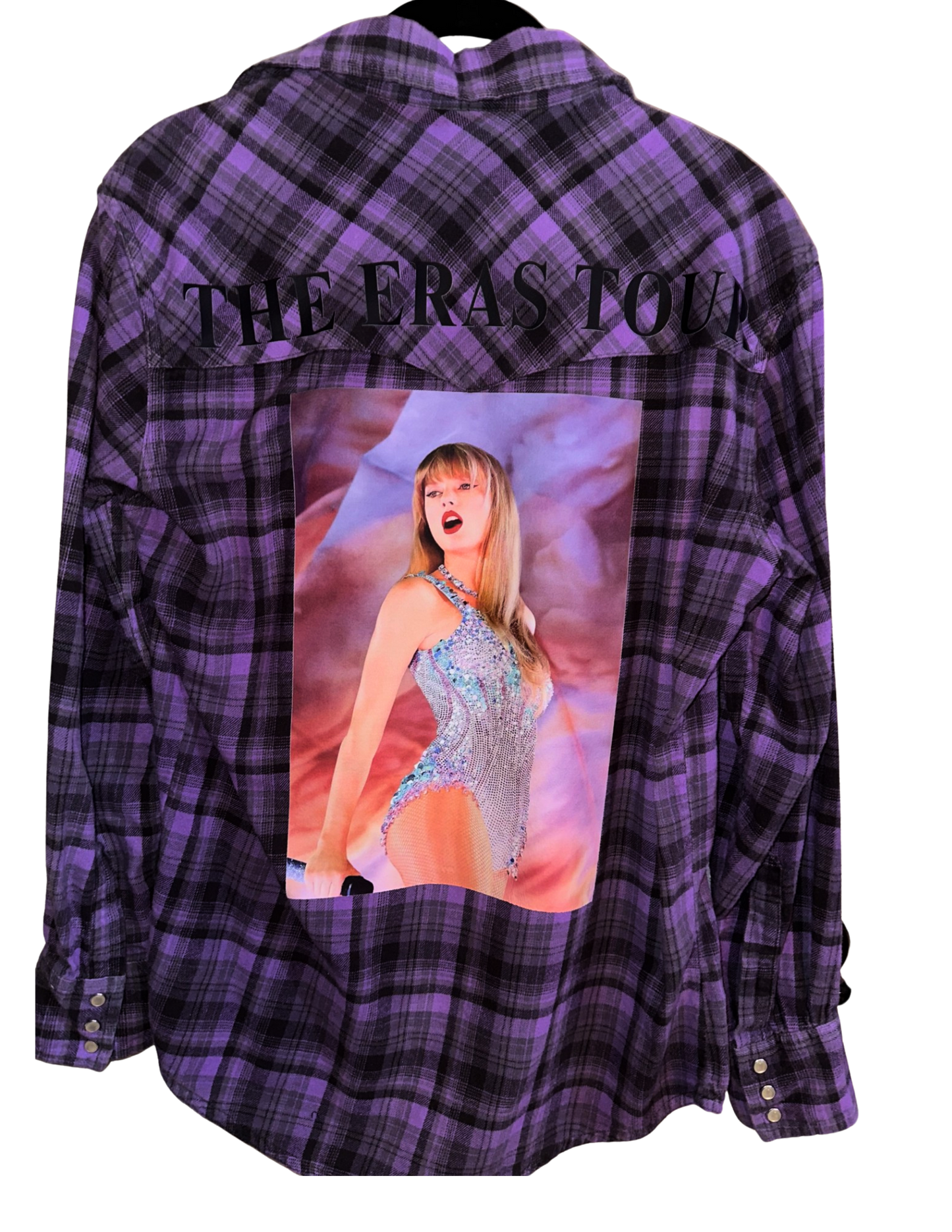 ERAS Swiftie Upcycled Flannel Shirts